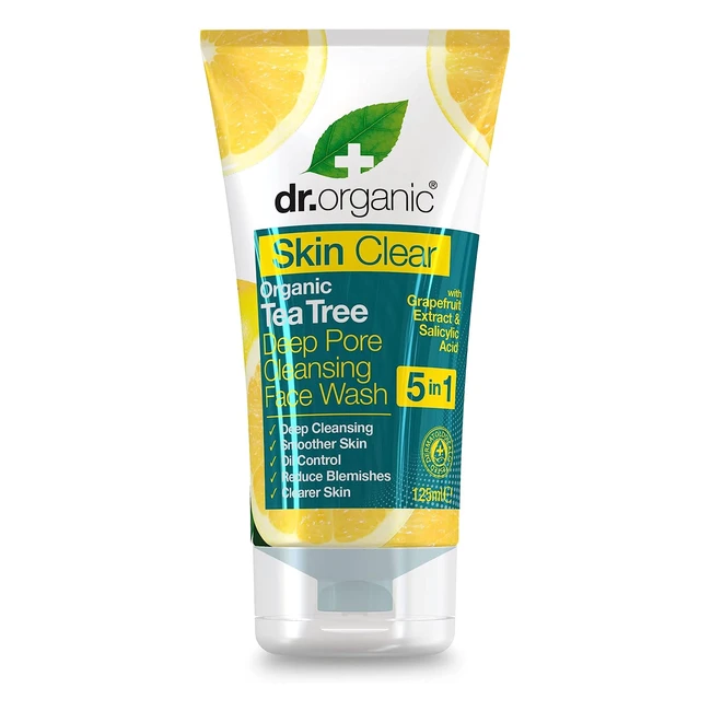 Detergente Viso do Skin Clear Poro 125ml - Acido Salicilico - Tea Tree Oil - Est