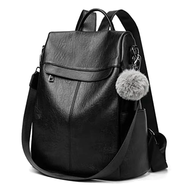 Waterproof Leather Anti-Theft Women's Backpack - Pincnel PNLWB01