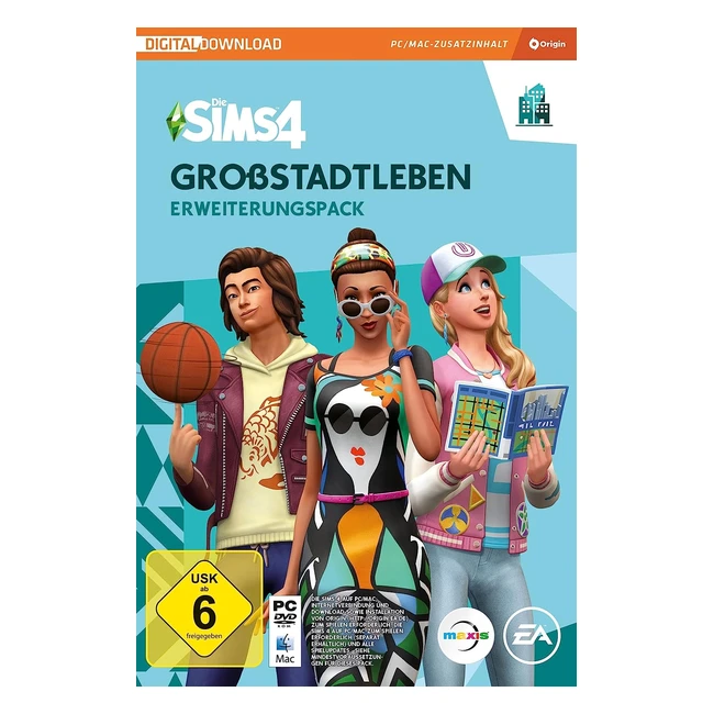 Die Sims 4 Grostadtleben EP3 Erweiterungspack PC Windlc PC Download Origin Cod