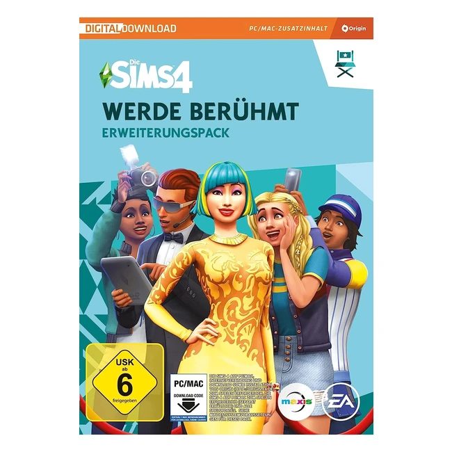 Die Sims 4 - Werde berhmt EP6 Erweiterungspack PCWindlc PC Download Origin Co