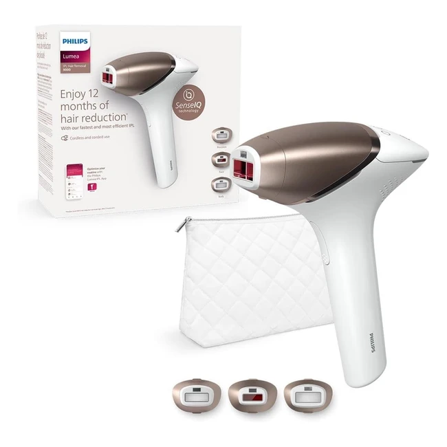 Philips Lumea IPL Hair Removal 9000 Series - Fast  Effective Hair Removal Devic