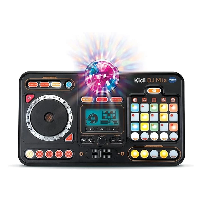 VTech Kidi DJ Mix Platino - Altoparlante Bluetooth per Bambini - Mixer - Età 6+