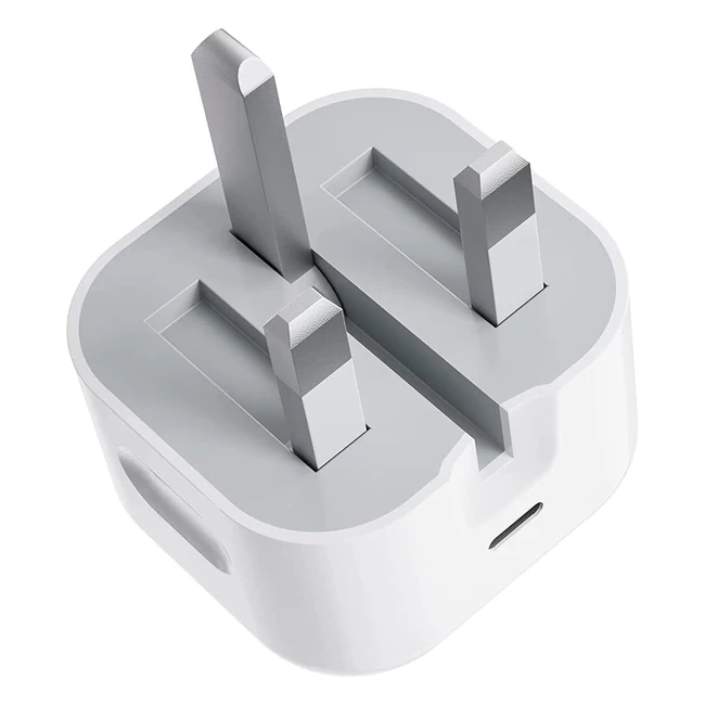 20W USB C Charger Plug for iPhone - Fast Charger Plug - PD 30 Type C Wall Charger Plug Socket - Compatible with iPhone 11/12/12 Mini/13/13 Pro/Max/X/XS/XR/SE/8 - iPad Pro