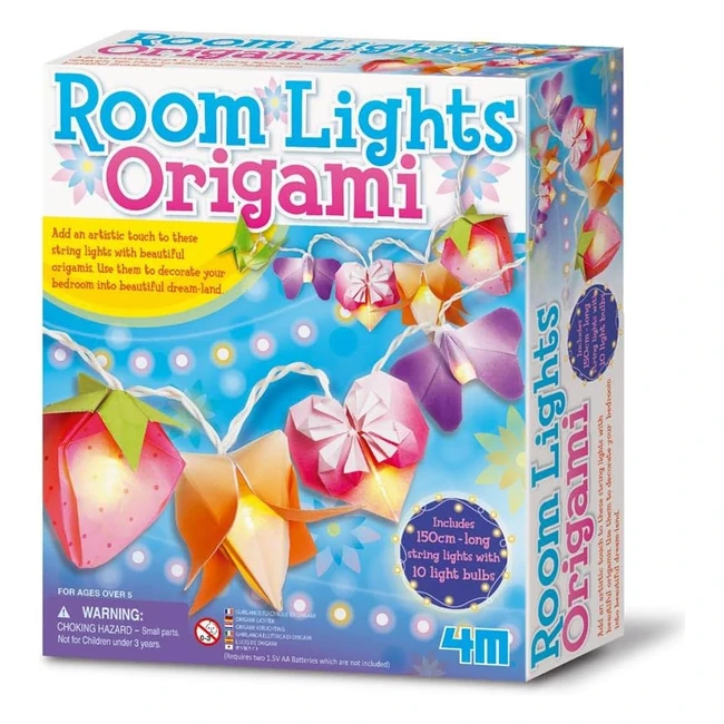 Create Your Own Beautiful Origami Lights - 4M - Ref#123 - Easy and Fun DIY Craft