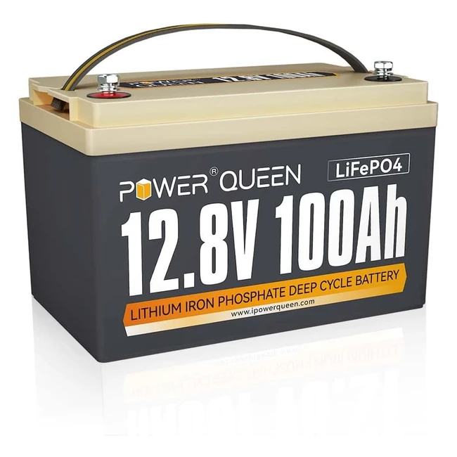 Batterie Lithium Power Queen 12V 100Ah - Légère et Performante