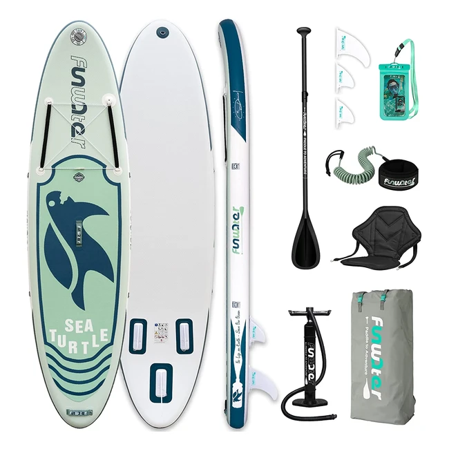 Planche Pagaie Gonflable Standup SUP Accessoires Complets - Funwater Rf FW-1
