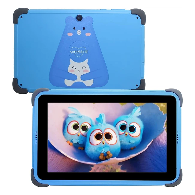 Tablette pour enfants Weelikeit 8 pouces Android 11 avec WiFi6, 2GB RAM, 32GB ROM - Contrôle parental, Stylet inclus