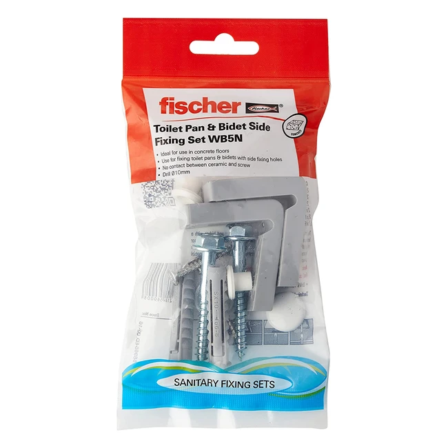 Kit de fixation WC métal Fischer WB 5N 42831 - Installation rapide et facile