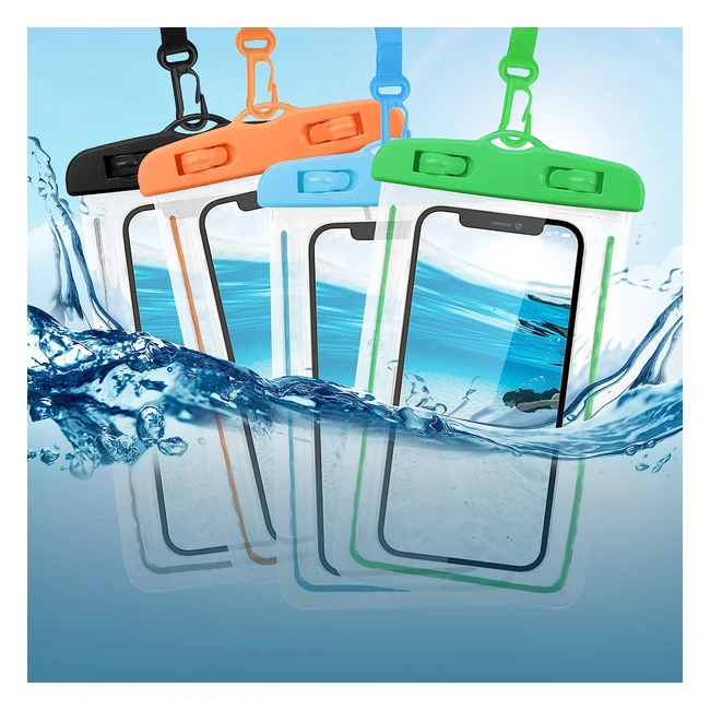 Funda Impermeable Keelyy IPX8 Universal - Proteccin de Agua para iPhone Samsu