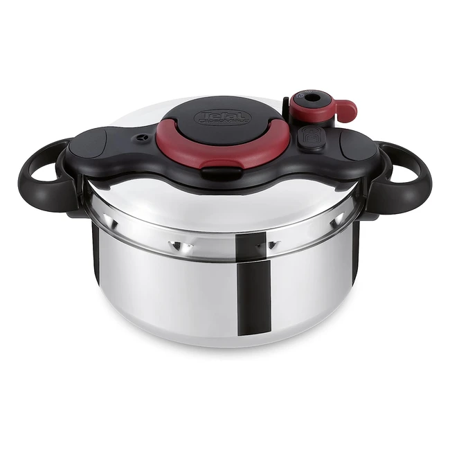 Tefal P4620768 Clipso Minut Easy Pressure Cooker - Stainless Steel - 6L - Simmers, Bakes, Boils