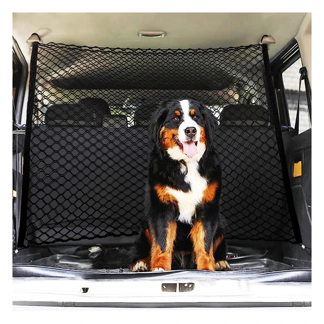 Filet de voiture double couche pour animaux de compagnie - Portable et universel - Référence: XXXX - Séparation pour chien et chat
