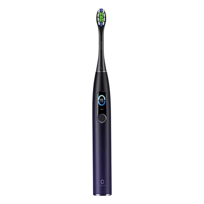 Brosse à dents électrique intelligente Oclean X Pro - 3 programmes, charge rapide sans fil - Violettes