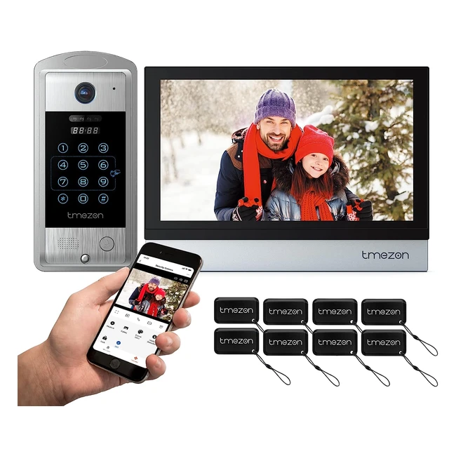 Videocitofono Smart WiFi TMEZON 1080p - Display Touch 10