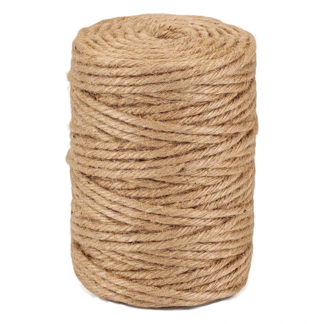 Natural Jute Twine 5mm - La Cordeline Reference 12345 - Strong and Biodegradab