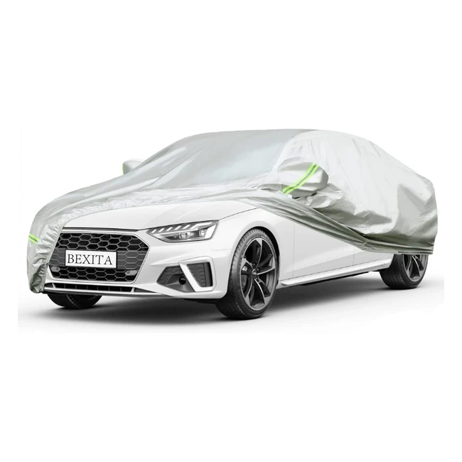 Bexita Sedan Car Cover - Waterproof, Heavy Duty, All Weather, Breathable - Up to 193490cm