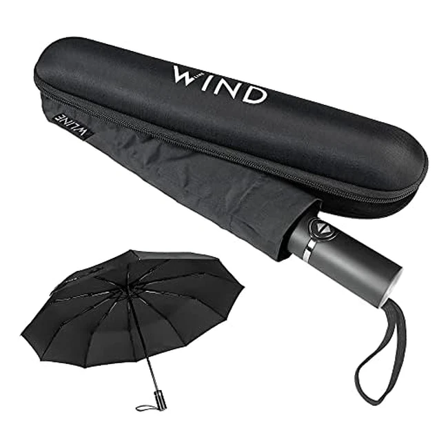 Ombrello pieghevole antivento Wline Wind, apertura automatica, diametro 104cm