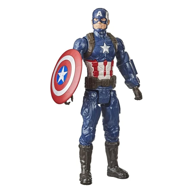 Figura Capitán América 30 cm Marvel Avengers Titan Hero