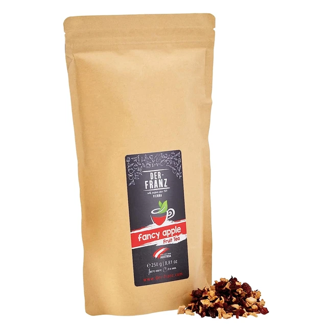 Derfranz Fruit Tea Fancy Apple 250g | Whole Leaves | Key Features: Apple Cinnamon, Hibiscus, Rosehip