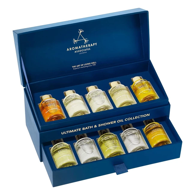 Aromatherapy Associates Ultimate Wellbeing Bath & Shower Oils Collection - 10x9ml