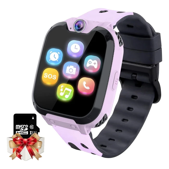 Kids Smart Watch with Music Player, 16 Games, Calculator, 2-Way Call, SOS Alarm, Camera - Holiday Toys, Birthday Gifts