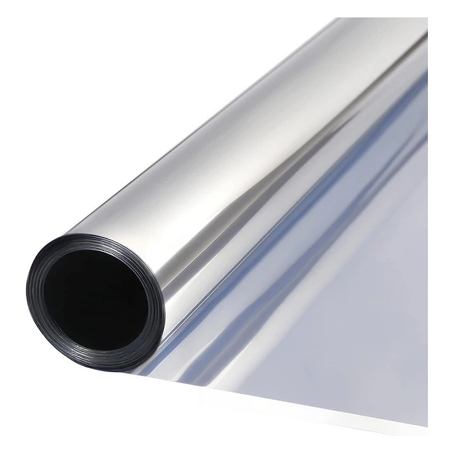 Película adhesiva de vinilo PET para ventanas - Protección de privacidad y UV - 90x200cm