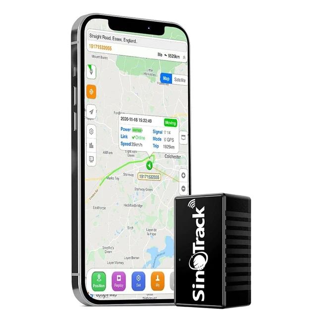 Sinotrack Car GPS Tracker ST903 - Mini GPS Tracker Tracking in Tempo Reale - Localizzazione Dispositivo Monitor Auto Moto - GPS Dispositivo per Camion Taxi Bambini Animali - App Gratuita