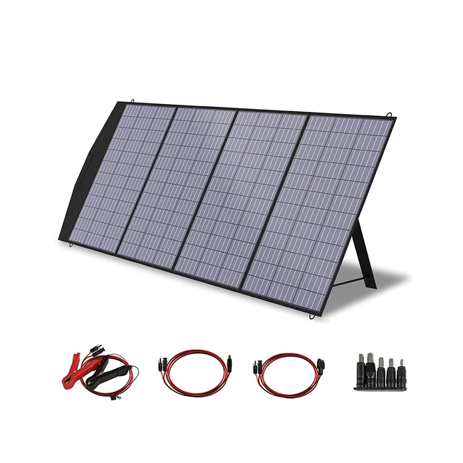 Panneau Solaire Pliable 200W - Chargeur Solaire Portable - Référence: AP200W - Idéal pour Camping et Alimentation de Secours