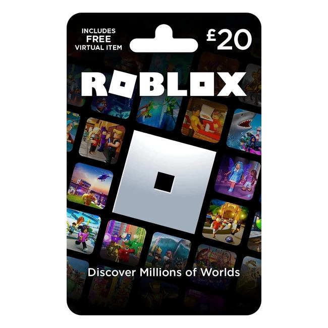 Roblox Physical Gift Card - Free Virtual Item - UK Redemption - Delivery by Post