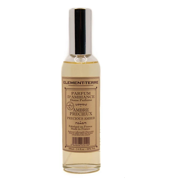 Parfum d'ambiance Elementterre 100 ml - Ambre précieux - Fabrication artisanale française