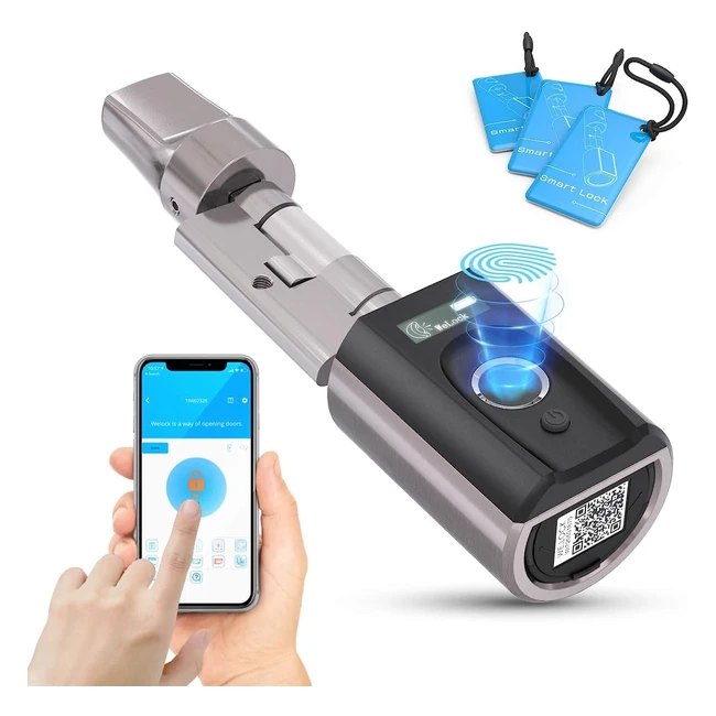Serratura Smart WeLock Touch45 - Sblocco Impronta Digitale - Carta RFID - WiFi -