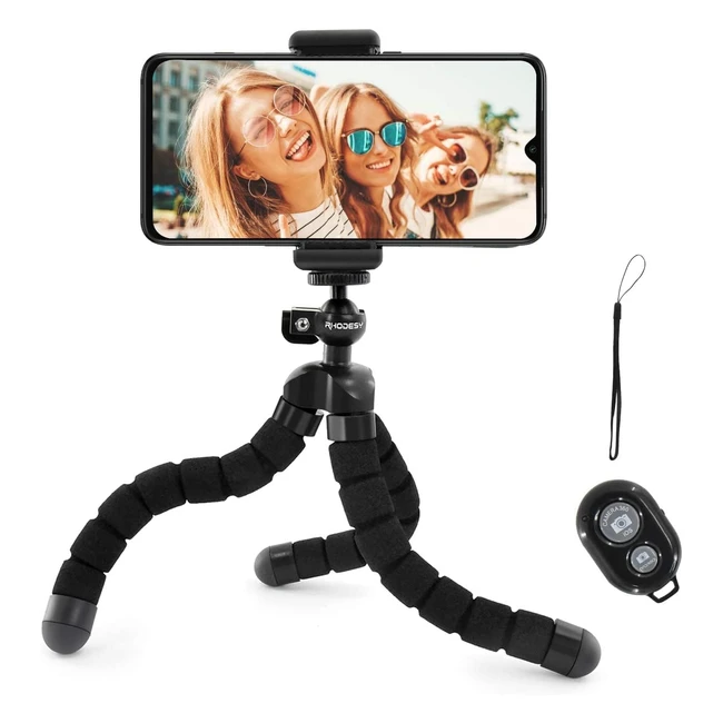 Octopus Style Tripod Stand Holder with Bluetooth Remote - High Performance & Durable