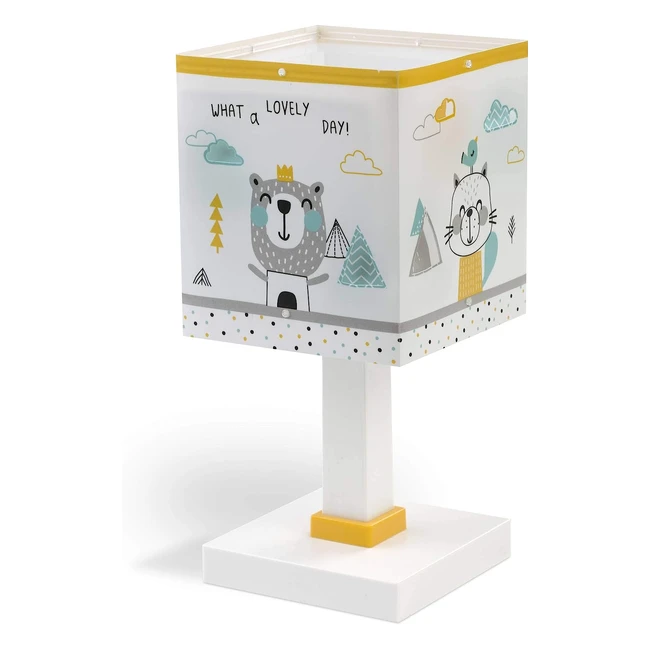 Lámpara infantil Dalber Hello Little, multicolor, ref. 73241 - ¡Ideal para el escritorio o la mesilla!