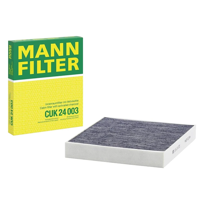 Filtro de Habitáculo Mannfilter CUK 24 003 - Carbón Activo - Protección Premium