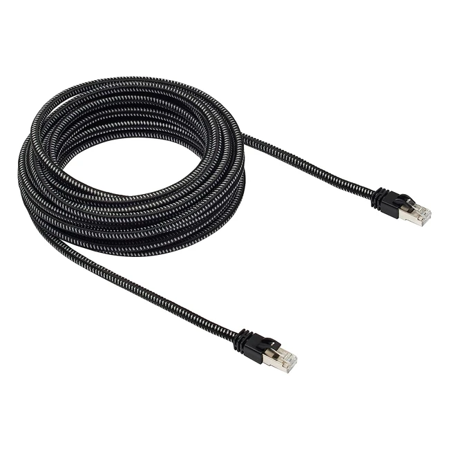Amazon Basics 25ft RJ45 Cat7 Gigabit Ethernet Patch Internet Cable - Schnelle 