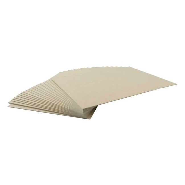 Papier Kraft Gris 1500 Microns 945g A4 - 50 Feuilles/paquet