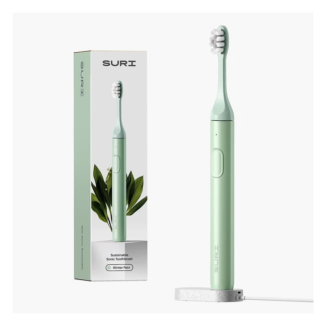 Suri Sustainable Sonic Toothbrush - Slim and Powerful Electric Toothbrush - Recy