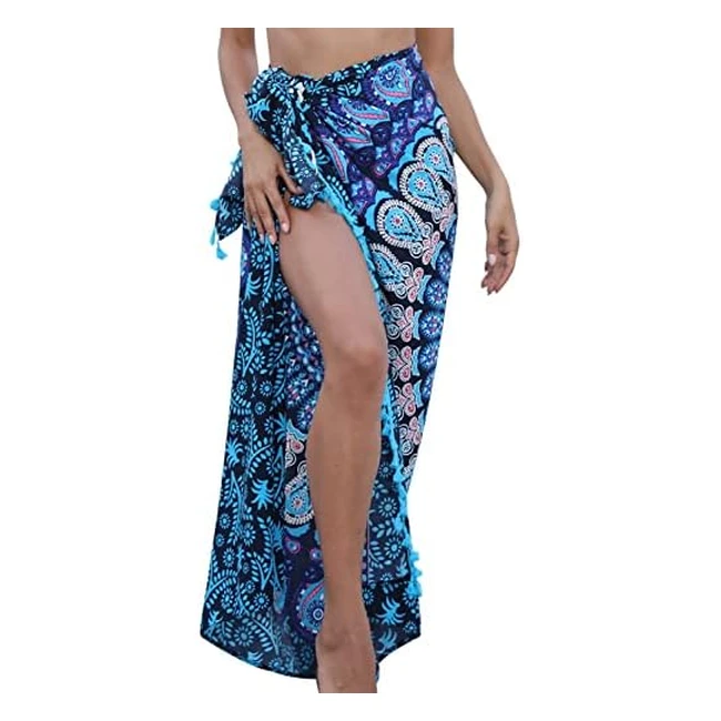 Umipubo Beach Sarong for Women - Chiffon Swimwear Cover Up - Boho Style - Reference: 12345 - Lightweight & Breathable
