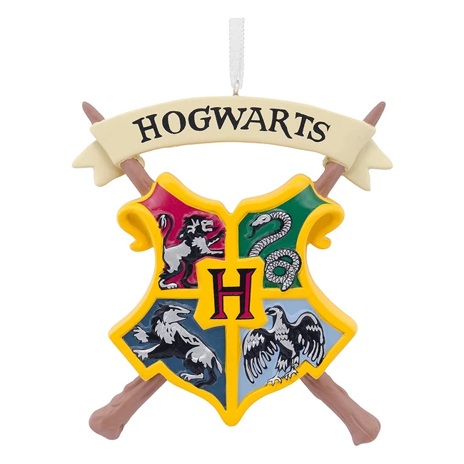 Adorno Navideño Hallmark Harry Potter Hogwarts - Gryffindor, Ravenclaw, Hufflepuff, Slytherin