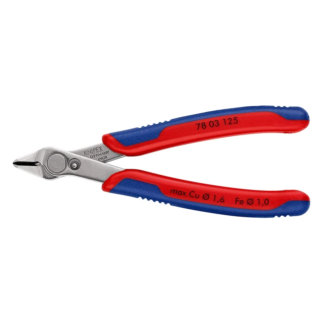 Knipex Electronic Super Knips 125mm - Alicates de precisión para cortes delicados