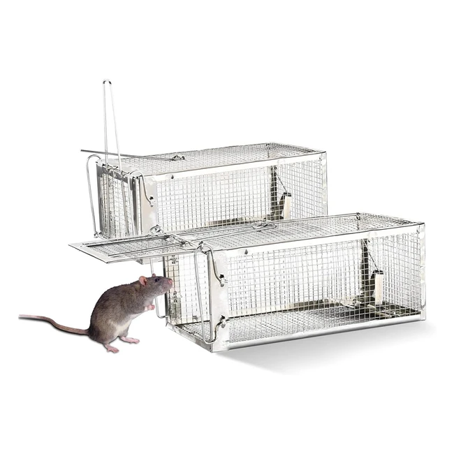 Pige de capture Formizon 2pcs - Attrape rats, souris et rongeurs - Facile à utiliser