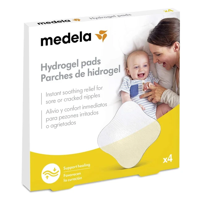 Medela Compresse Hydrogel - Soulagement immdiat mamelons endoloris et crevasse