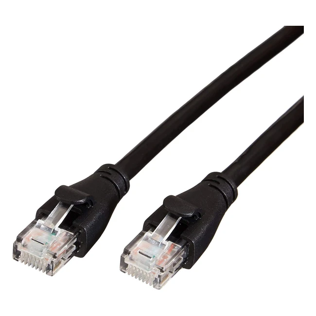 Cable de Red Gigabit Ethernet LAN Amazon Basics Cat 6 - 09m Negro