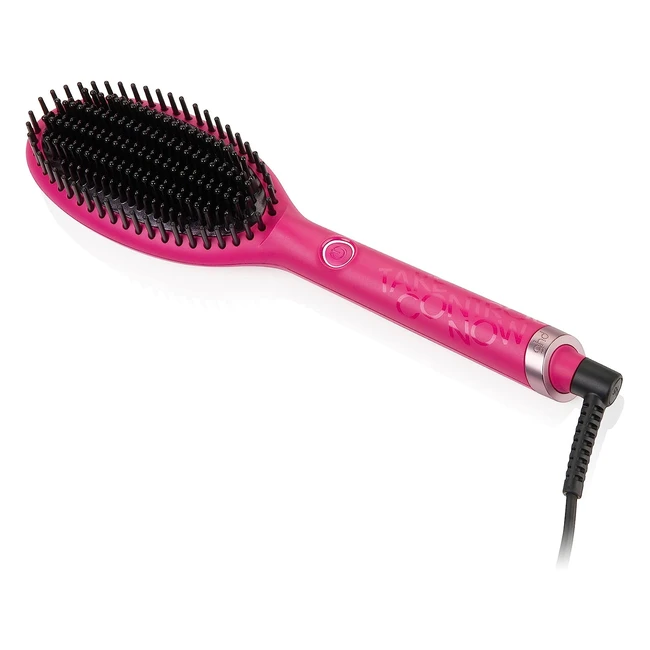 ¡Controla tu cabello ahora! GHD Glide - Cepillo eléctrico alisador de pelo con tecnología iónica - Edición 2022 - Rosa