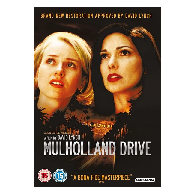 Mulholland Drive - DVD Restauré Numériquement (1999) - Livraison Gratuite