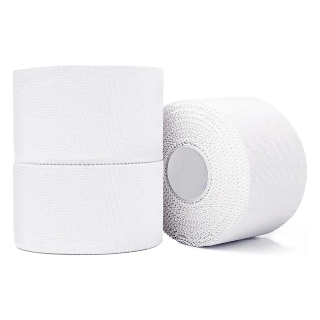 Admitry Zinc Oxide Tape 38cm x 10m - Athletic Tape for Ankle, Wrist, Knee - Climbing, BJJ, Boxing - #1 Choice for Blister Prevention