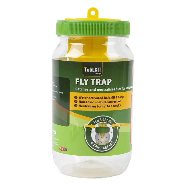 Disposable Fly Trap - Non-Toxic Insect Catcher for Outdoors - Easy to Use - Tuul