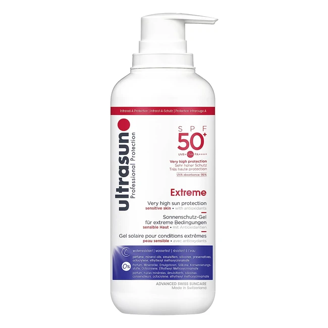 Ultrasun 50SPF Extreme 400ml - Maximum Protection for Ultimate Sun Safety