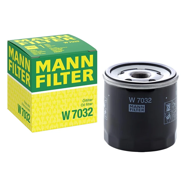 Filtro olio Mannfilter W 7032 per auto - Alta qualità e massime prestazioni