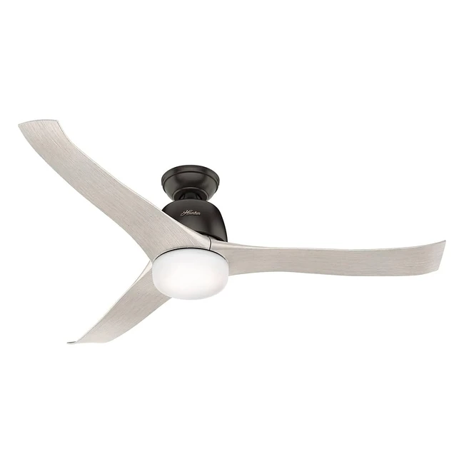 Ventilador de techo Hunter Harmony con luz y control remoto - Modelo 50964