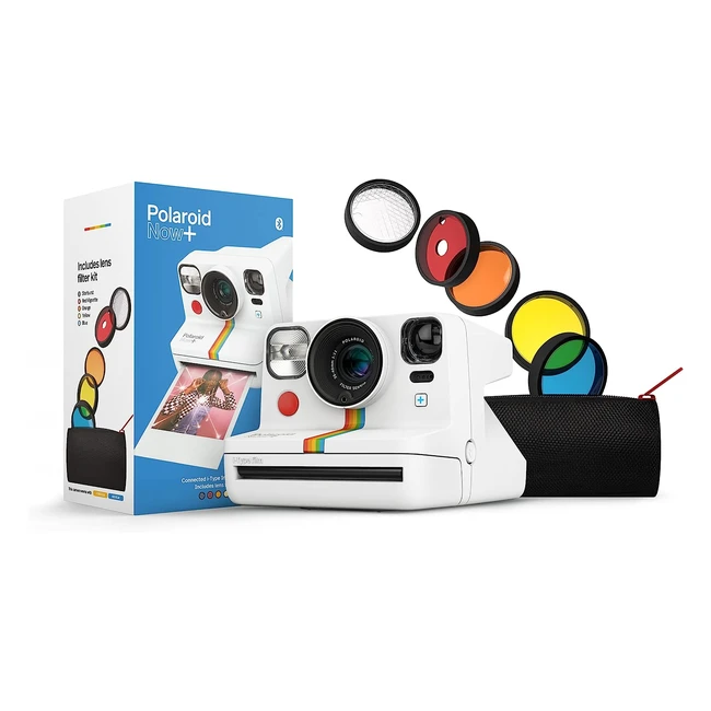 Cámara instantánea Polaroid Now i-Type Blanco 9062 - Más creatividad y control